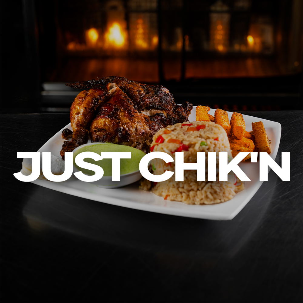 Just Chikn brand content